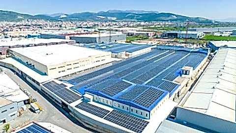 Fabrika Çatılarına CW Enerji İmzası