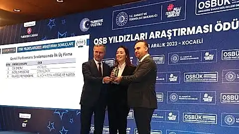 CW Enerji’ye OSBÜK’ten 3 Ödül Birden