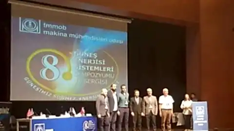 TMMOB Makine Mühendisleri Odası Mersin Şubesi'nden CW Enerji’ye Teşekkür Belgesi