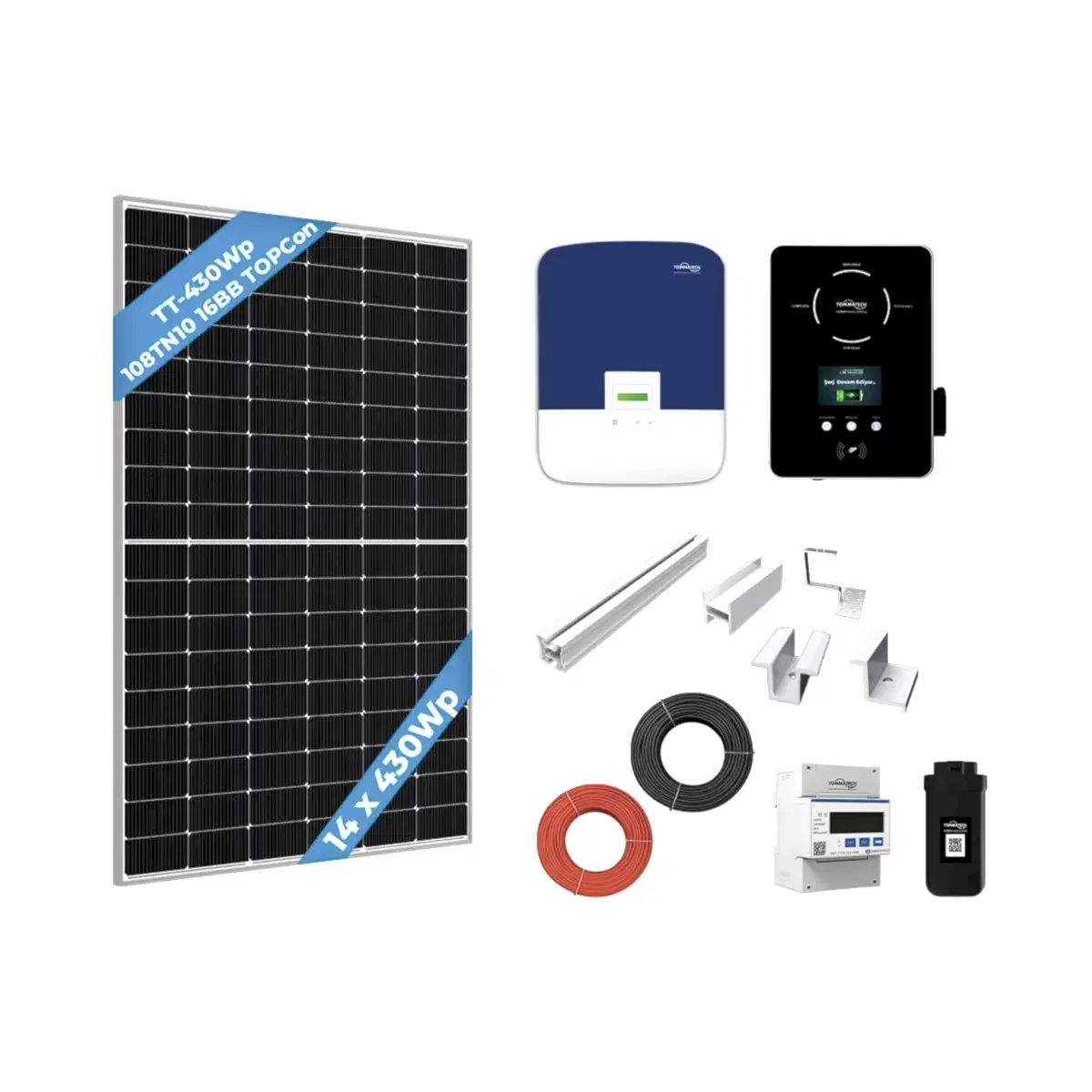 Üç Faz 5kWe On Grid Large Paket