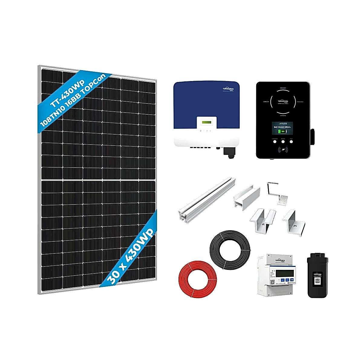 Üç Faz 10kWe Trio Plus On Grid Large Paket