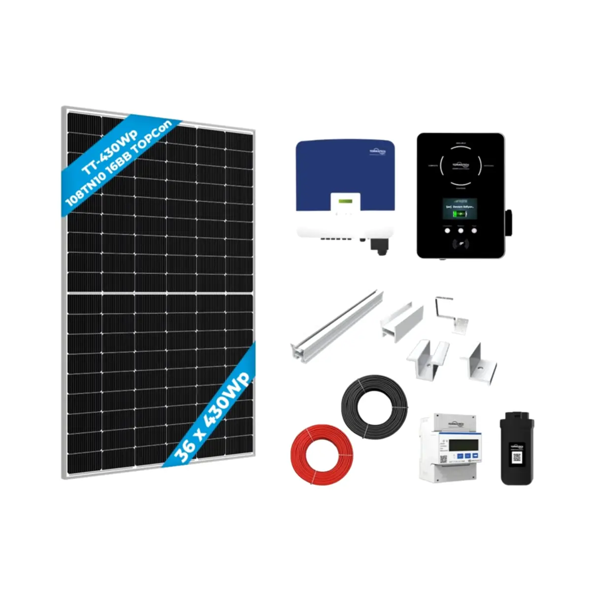 Üç Faz 15kWe On Grid Medium Paket